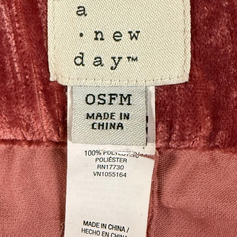 A New Day OS Mauve Pink Crushed Velvet Kimono Open Front Cardigan Fairy Bohemian